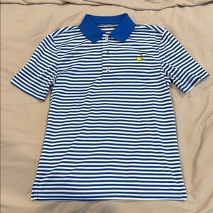 Masters Kids Polo with Blue and White Stripes